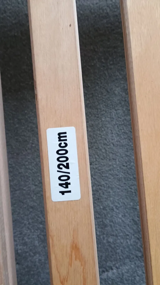 Bed 140x200cm/Matress/adj. firmness slatted base - Image 3