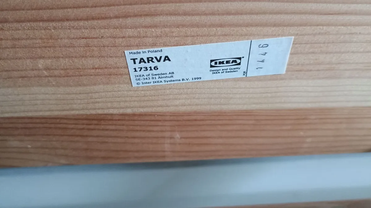 Bed 140x200cm/Matress/adj. firmness slatted base - Image 4