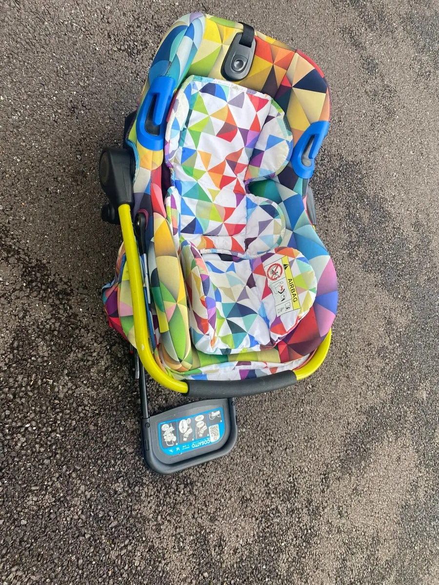 Cosatto Giggle pram, pushchair, car seat & ISOFIX - Image 4