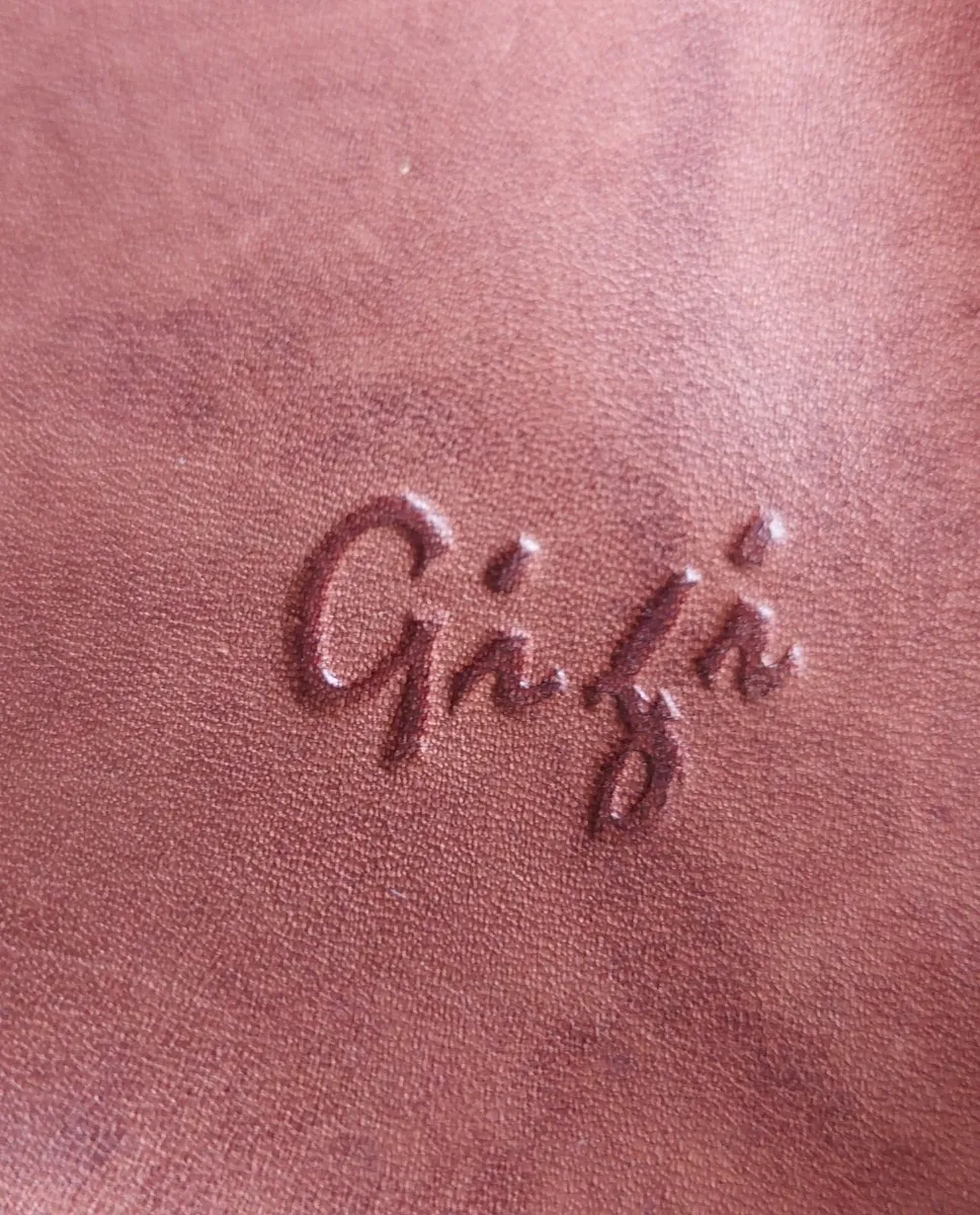 Gigi Brown Leather Handbag - Image 1
