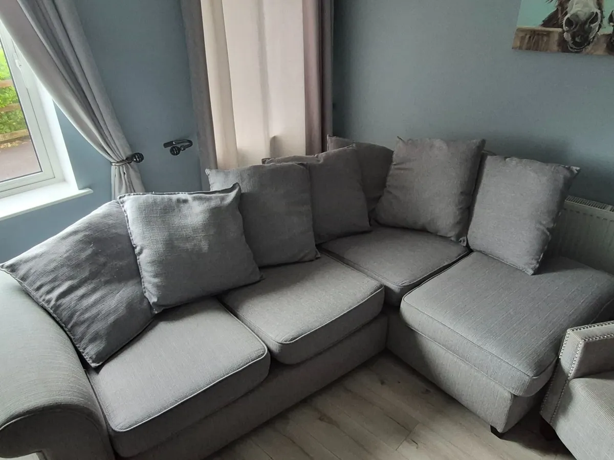 L shape couch and chair - Image 3