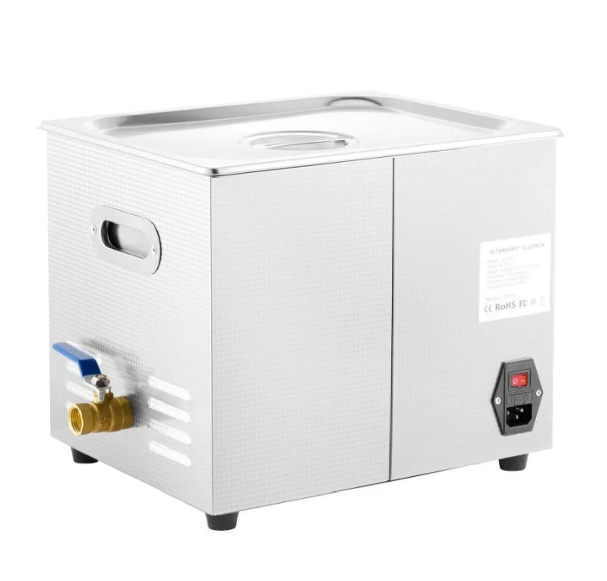 10L Stainless Steel Ultrasonic Cleaning Machine - Image 4