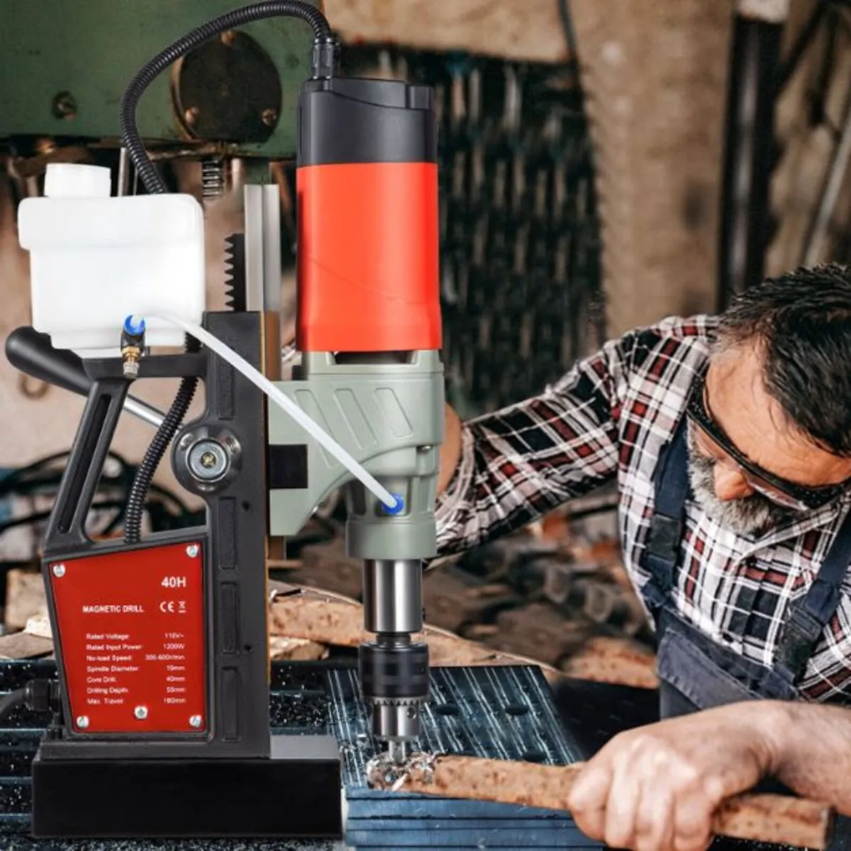 1200W Portable Electric Magnetic Drill Press 40mm - Image 3