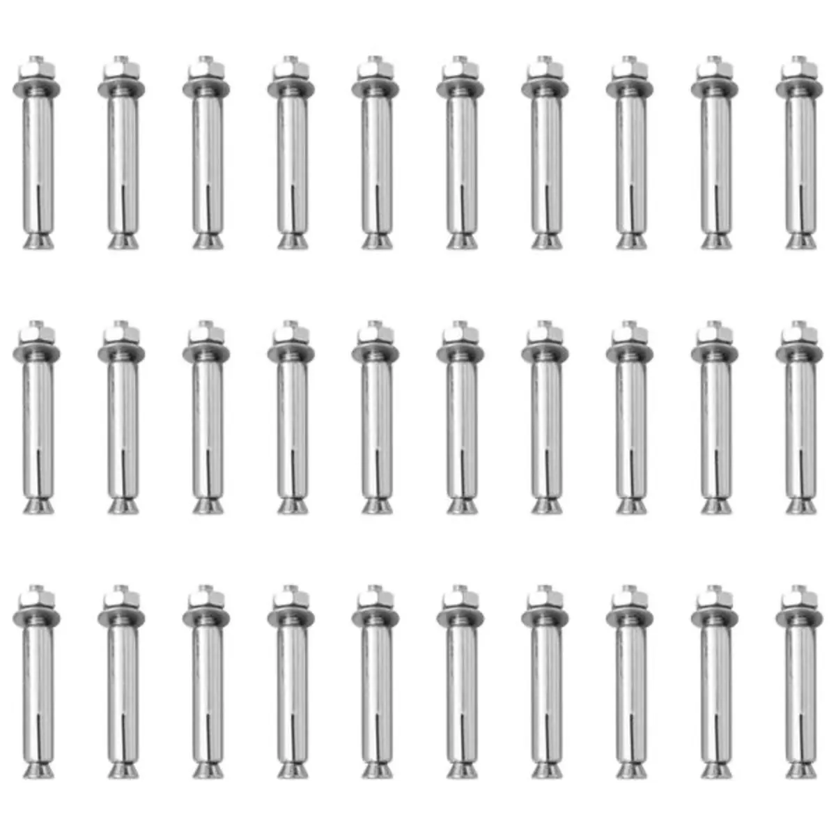 10 traffic bollards with matching chains x 2 - Image 2