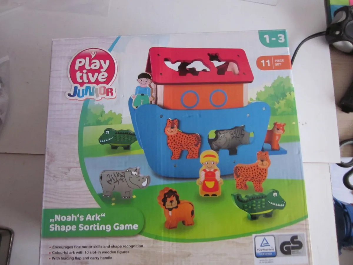 Playtive Junior Noah's Ark Shape-Sorting Game New - Image 1