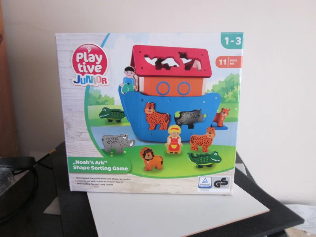 Playtive Junior Noah's Ark Shape-Sorting Game New - Image 3