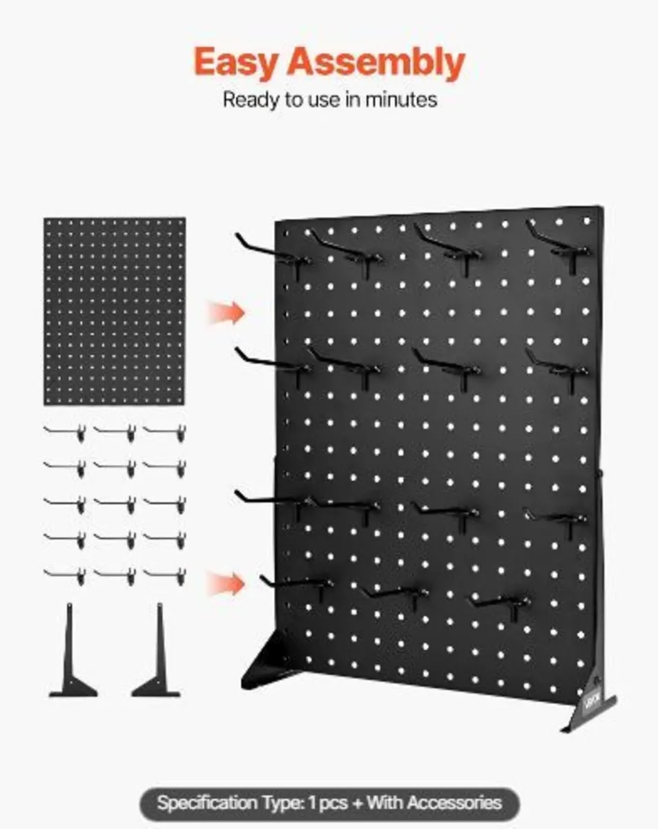 Pegboard Display Stand, 43 x 33 cm - Image 3