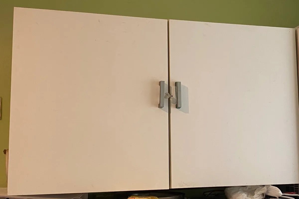 Wooden cupboards, - Image 1