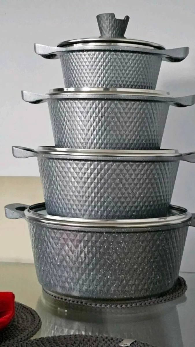 Cookware pots marble - Image 2