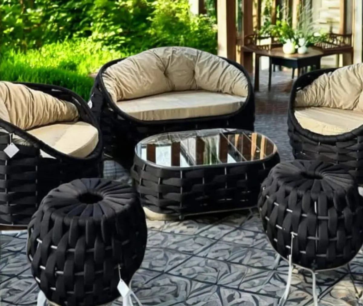 6-piece outdoor lounge set - Image 1