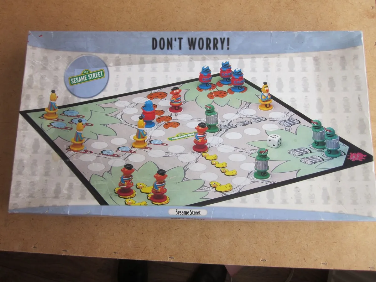 Sesame Street Don't Worry Board Game 1998 - Image 1