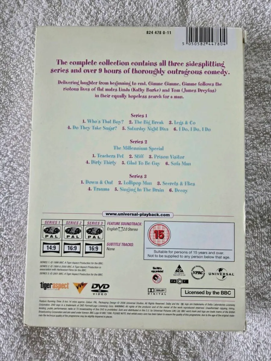 Gimme Gimme Gimme Complete BBC Boxset DVD - Image 2