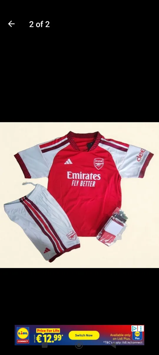 ARSENAL 26/27 ( RICE 41 ) KIDS KIT , SIZE 10/11 YR - Image 1