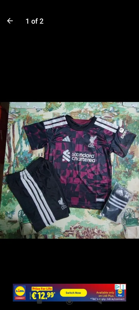 LIVERPOOL 26/27 (3RD KIT) SIZE :6/7 , 8/9, 10/11 - Image 1