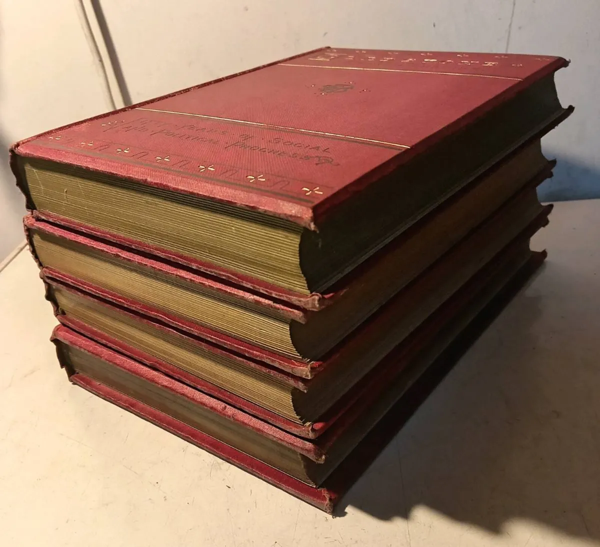 Gladstone Blackie & Son Antique Bookset 4 Volumes - Image 3