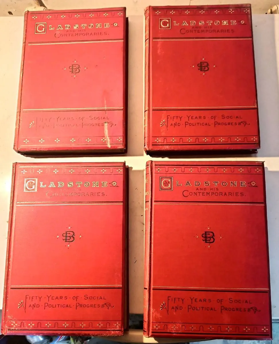 Gladstone Blackie & Son Antique Bookset 4 Volumes - Image 2
