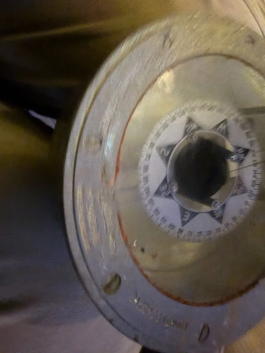 Type O.6 RAF hand-held aircraft compass, - Image 3