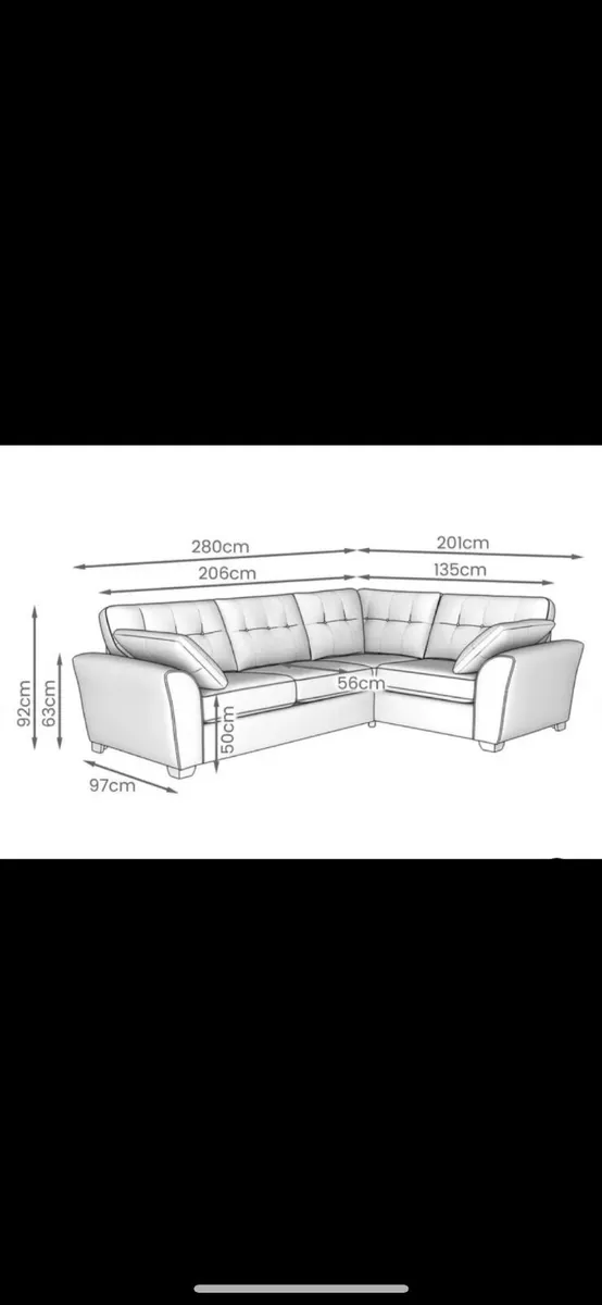 Corner sofa for sale - Image 1
