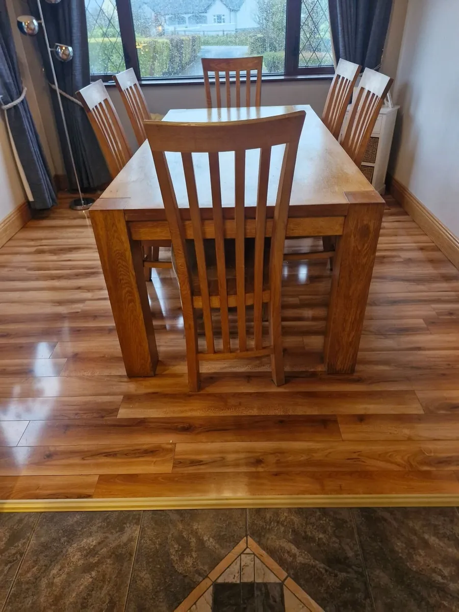Table and 6 chairs
