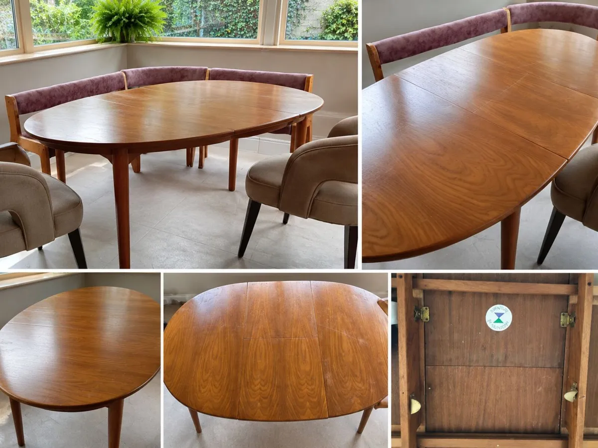 Vintage A.H. McIntosh Mid-Century Oval Extending D - Image 1