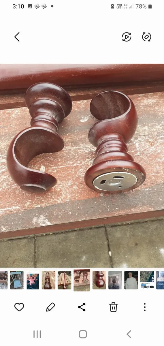 Wood Curtain Pole - Image 4