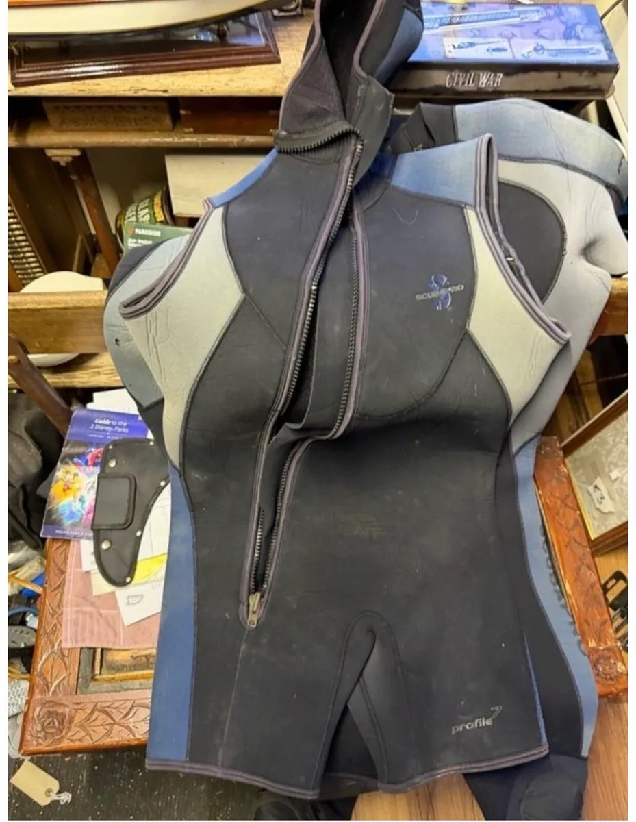 scuba xxl men's two piece wetsuit - Image 2