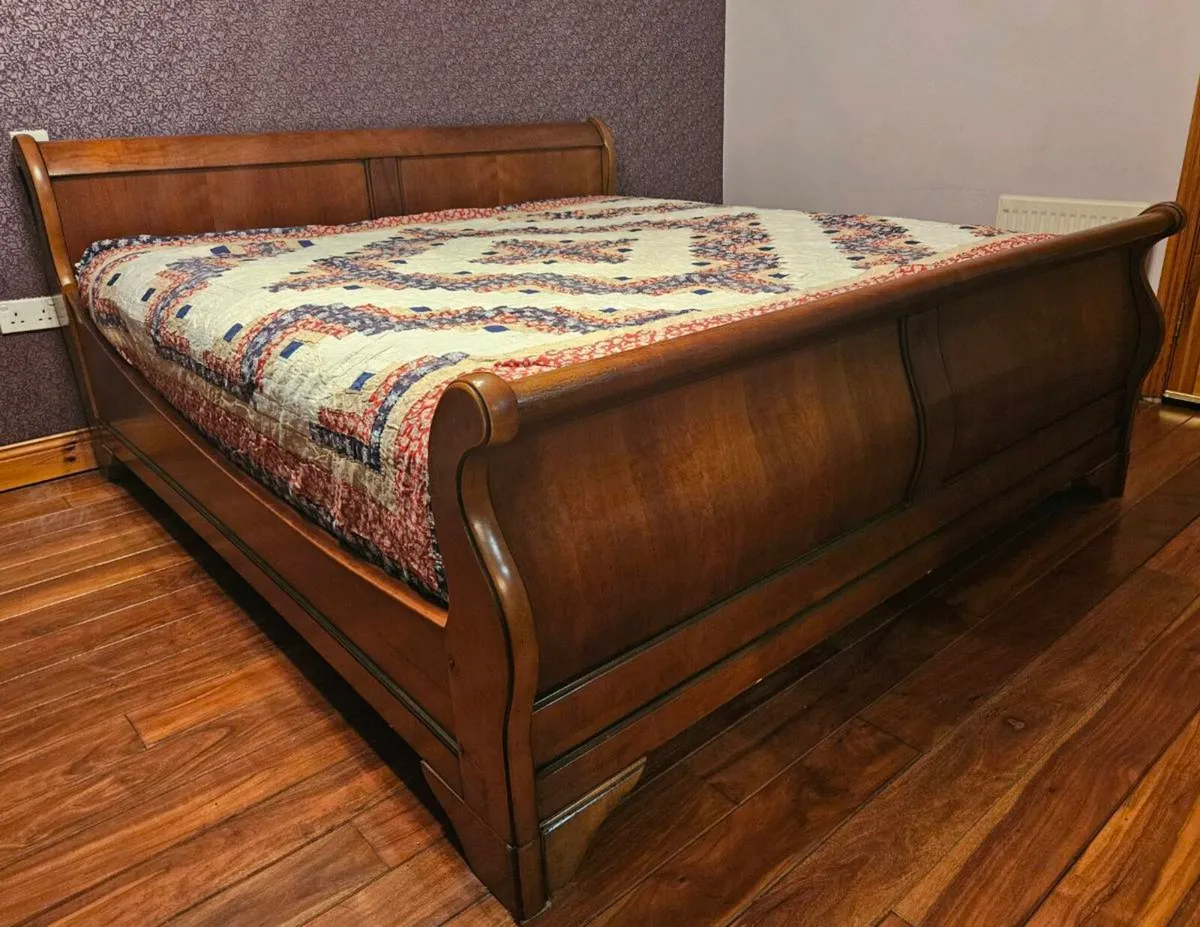6ft Super King size Sleigh Bed - Image 1