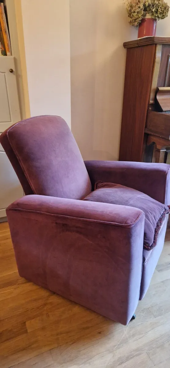 Armchair - velvet - Image 1