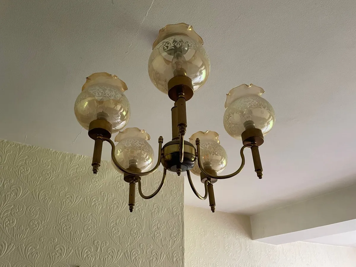 2 x ceiling Light fittings - Image 1