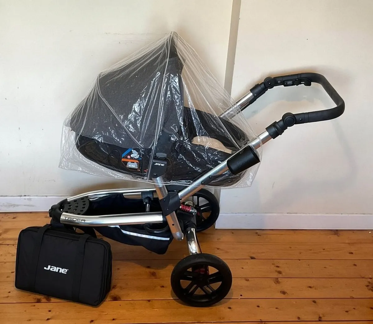 Jané Trider 3-Wheel Pushchair & Accessories - Image 1