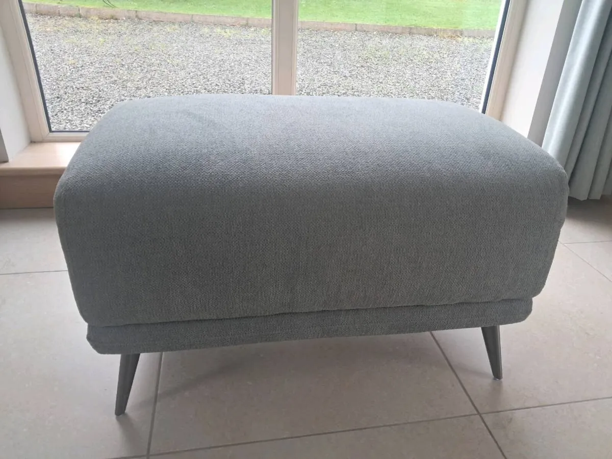 Footstool - colour Sage - Image 2