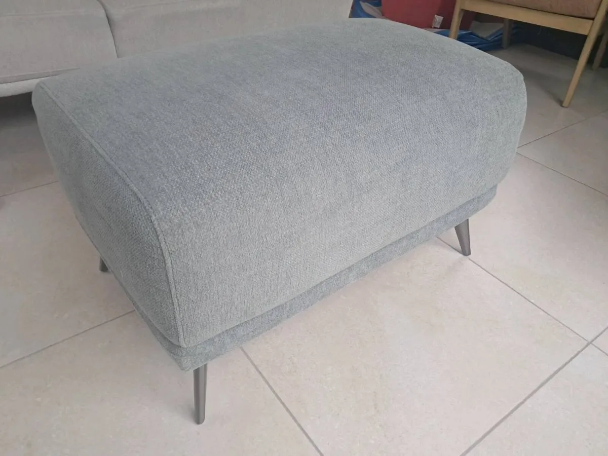 Footstool - colour Sage - Image 3