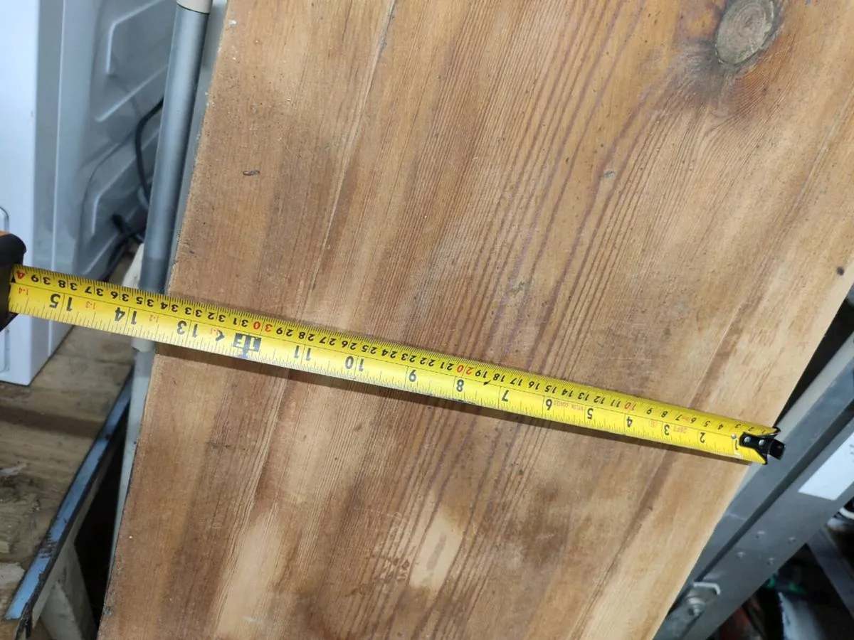 Solid Oak Fireplace Mantel Beam - Image 3