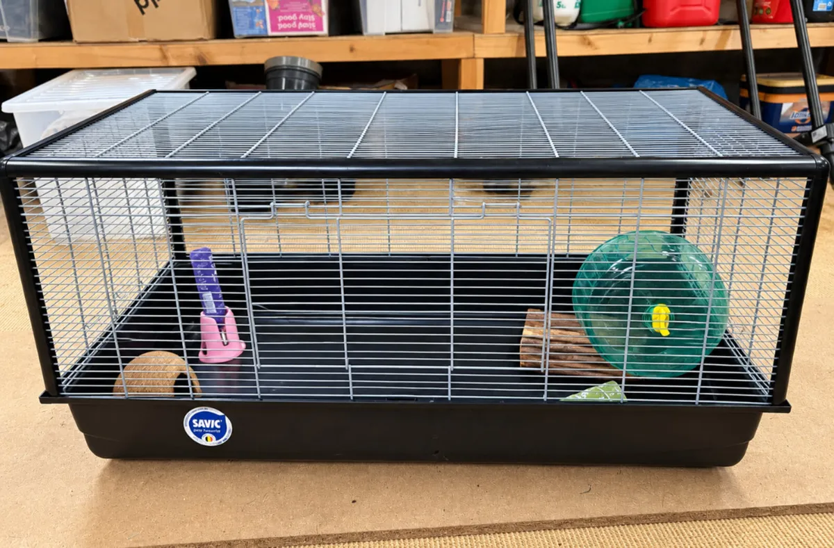 Large Savic Hamster / Small Animal Cage – 100cm - Image 1