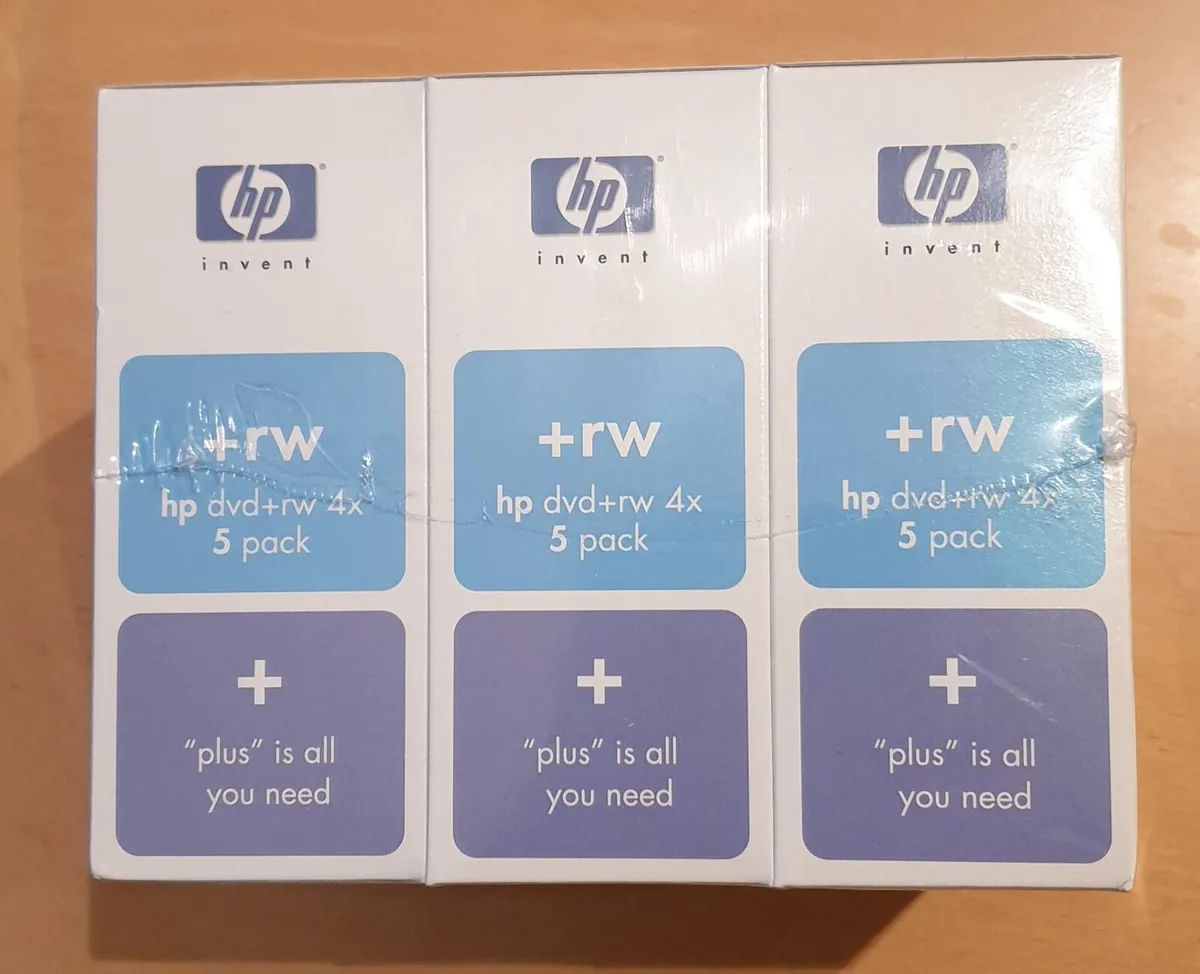 HP DVD-rw 4x - 3pk of 5 discs (2 available) - Image 3