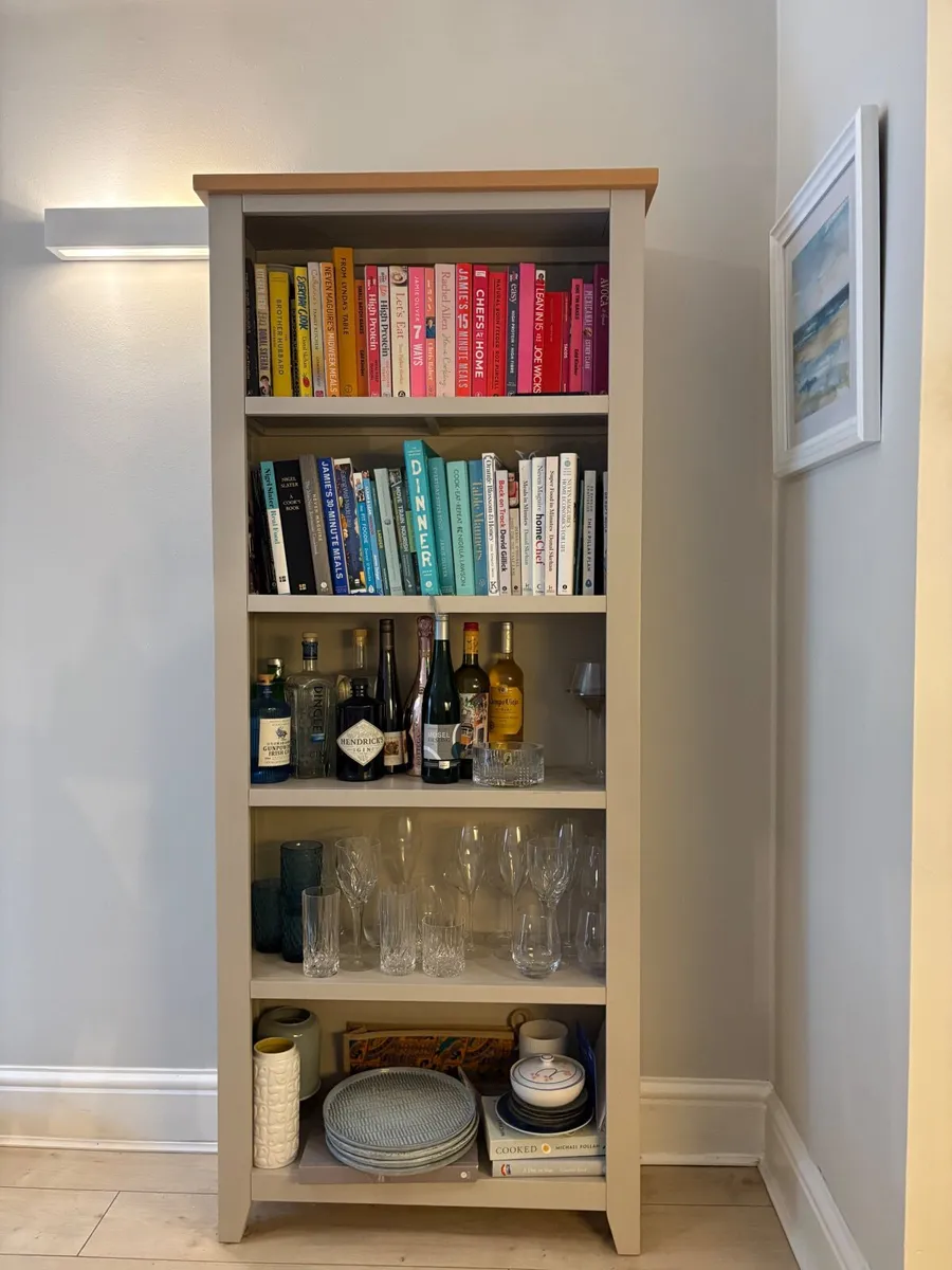 Tall bookcase, 5 open shelves - Image 3
