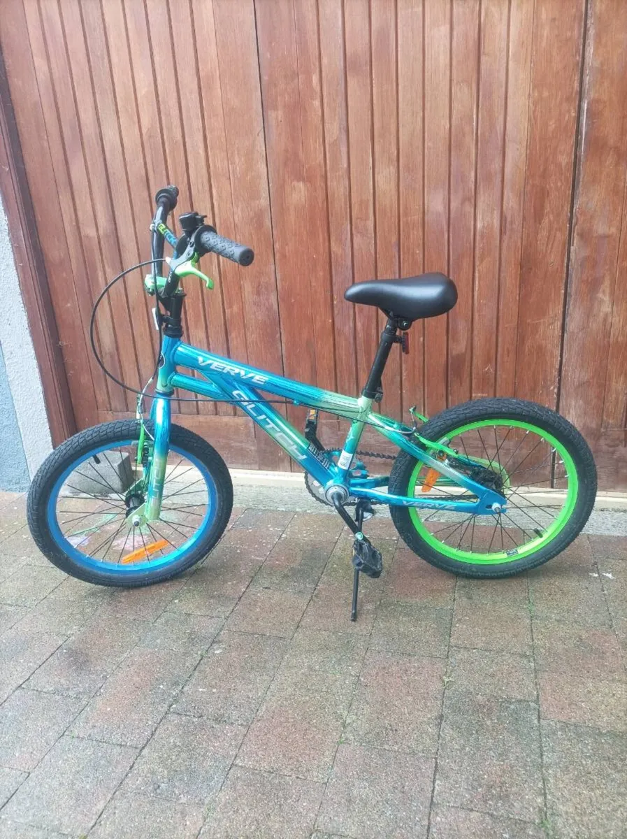 18 Inch Glitch Bike Metallic Blue - Image 1