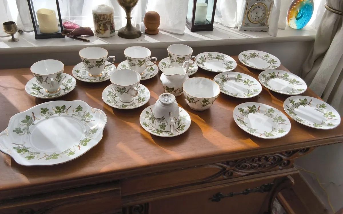 Lovely old vintage Masons  26 crockery set all per - Image 1