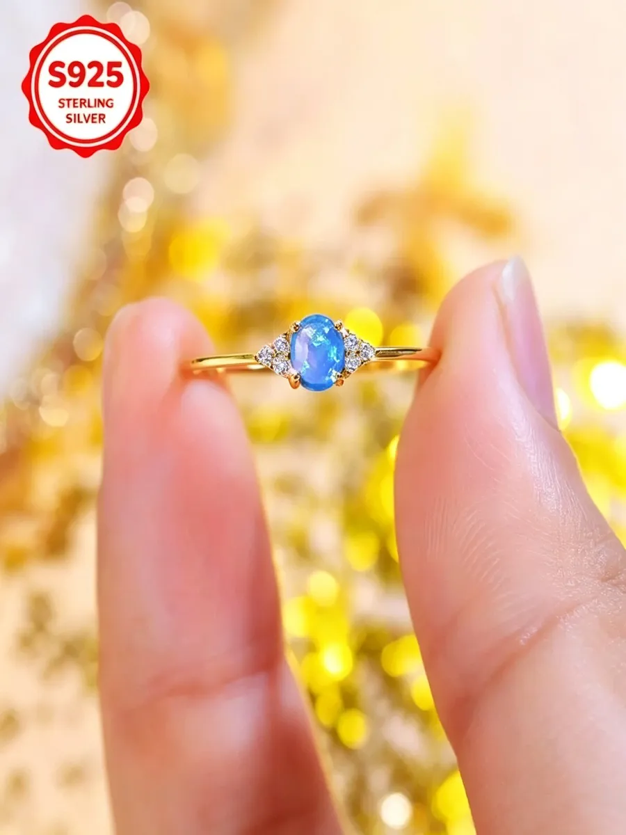 rgain｜Vintage Ring with Natural Paraiba Tourmaline - Image 4