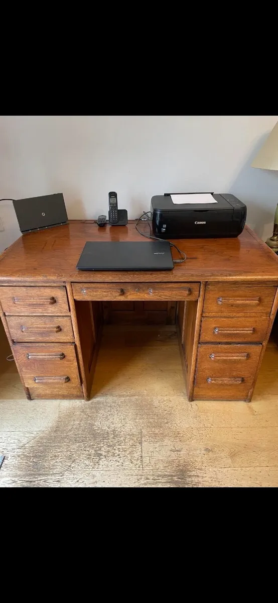 Antique Oak office desk
