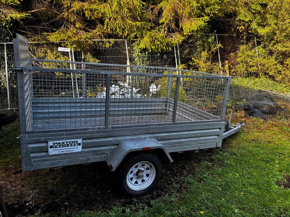 8x5 Single Axle Galvanised Car Trailer - Image 1