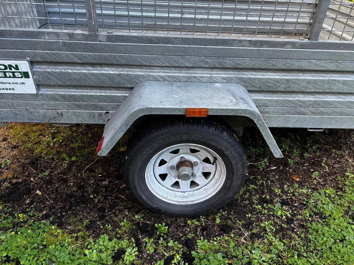 8x5 Single Axle Galvanised Car Trailer - Image 3