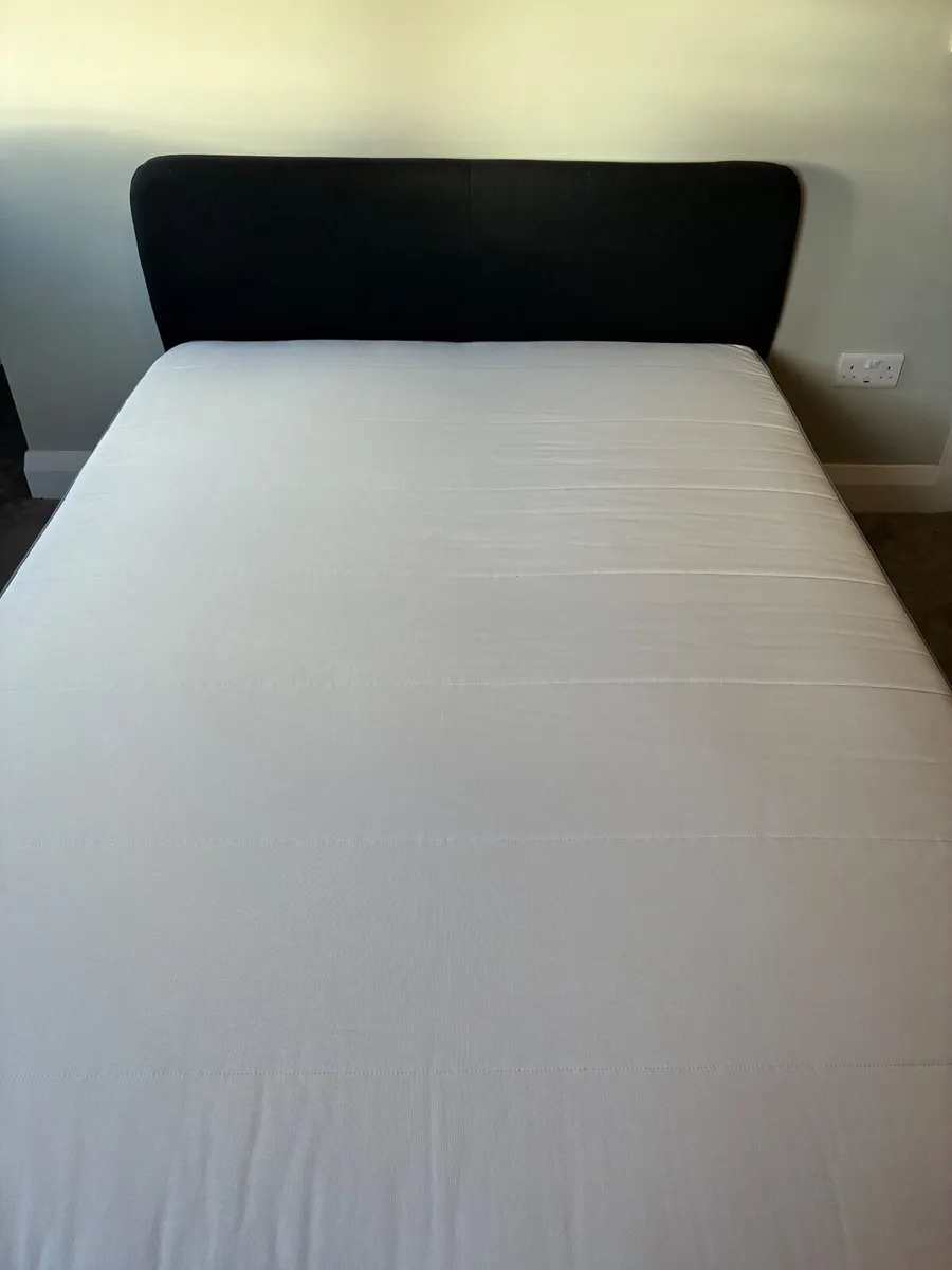 Ikea bed frame and mattress - Image 2