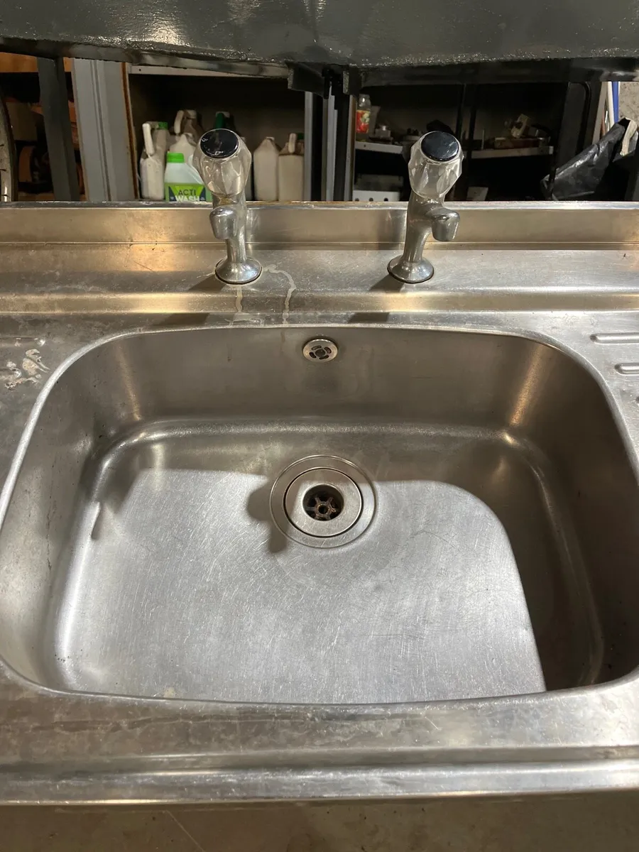 Stainless Steel Kitchen Sink with Double Drainer - Image 2