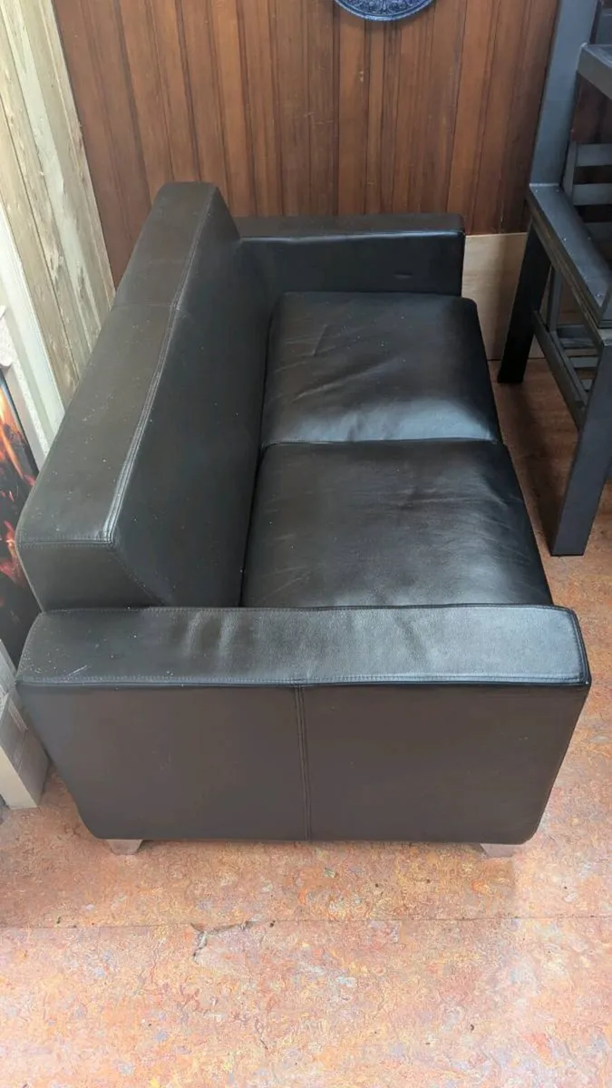 Leather office 2 seater
