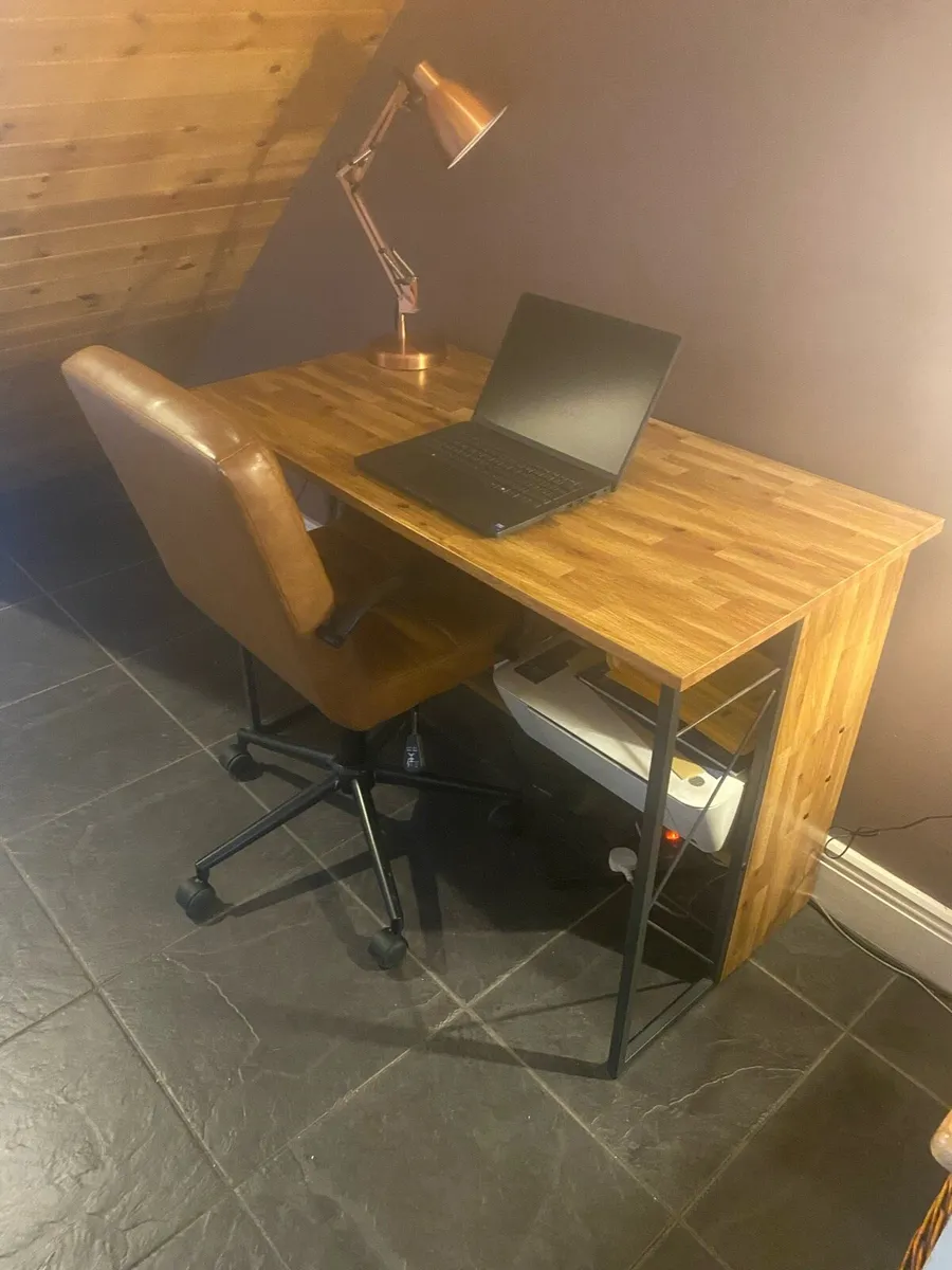 Home office desk and chair - Image 4