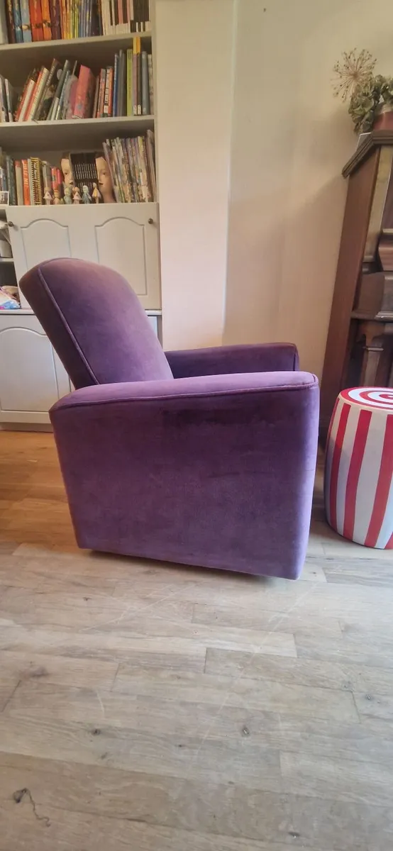 Armchair - velvet - Image 2