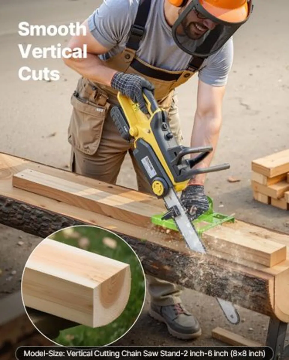 Chainsaw Mill, Adjustable 5-15 cm Width, Vertical - Image 3