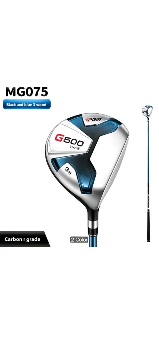 3 Fairway Wood Right‑Handed, R‑Flex Carbon Shaft, - Image 1