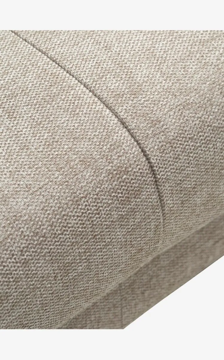 Sofa / Couch chaise longue right, colour sand - Image 4